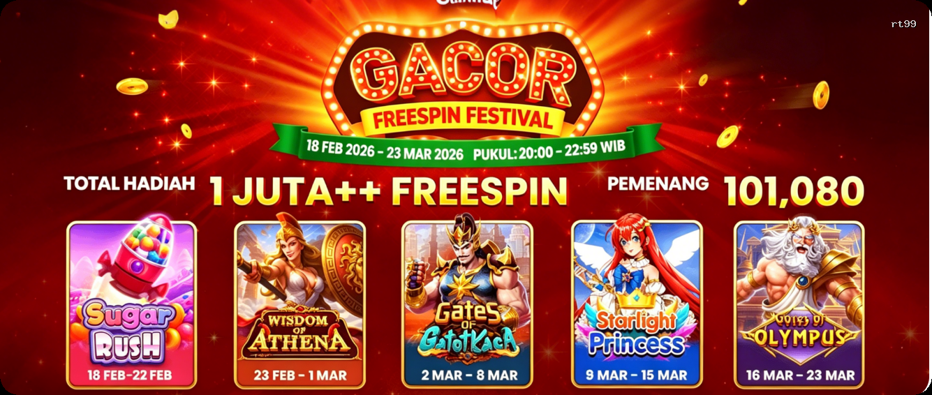 Login rt99 Sekarang Bonus Melimpah